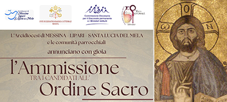 Ammissione tra i Candidati all'Ordine Sacro'